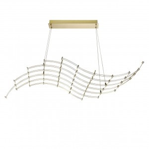 ODEON LIGHT 7058/45L HIGHTECH ODL25 507 св-к подвес. нерж/сталь зол. IP20 LED 3000K 220V WELKIN