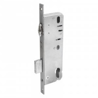 Замок врезной б/руч БУЛАТ ЗВ 5-1.45.00.16.08 нерж. сталь 45мм рол.зщ с/о, под ц/м (30)