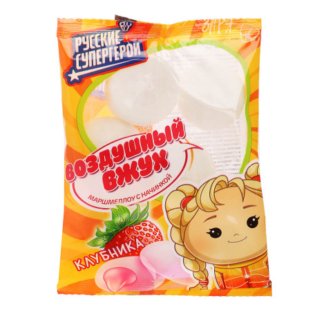 BY Русские Супергерои Маршмеллоу с начинкой 15 гр.