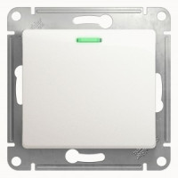 Systeme Electric GLOSSA мех. выкл.(перекл. проходн) СУ 1 кл. перламутр(пл.осн, инд.) GSL000663(10!)