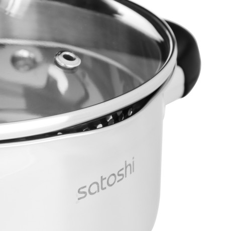 SATOSHI Арбон Кастрюля 20х11,5см, 3,4л, со стекл. крышкой, индукция