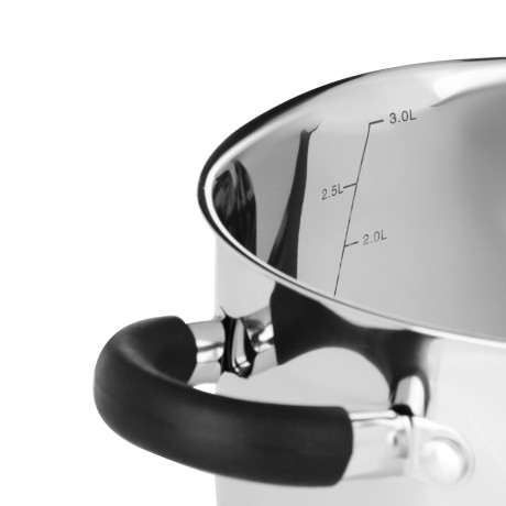 SATOSHI Арбон Кастрюля 20х11,5см, 3,4л, со стекл. крышкой, индукция