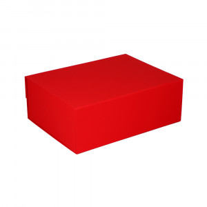 Коробка подарочная, картонная, складная, с лентой, 33x25x12 см
