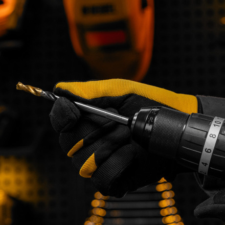 Сверло спиральное по металлу 7,0 x 109мм, Р6М5, Golden Tip, многогранная заточка Denzel