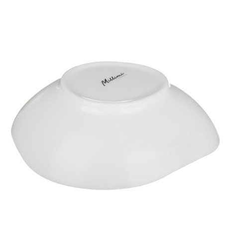 MILLIMI Лилия Салатник, опаловое стекло, 1000мл, 19х7см, треугольная форма