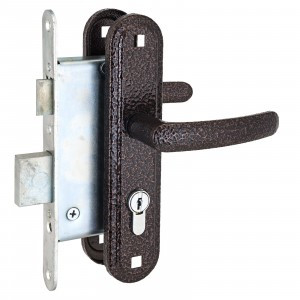 СТАНДАРТ Россия ЗВ4-7.02С медь 4 кл 1 ригель м/о 55мм Замок врезной с/руч  (10)