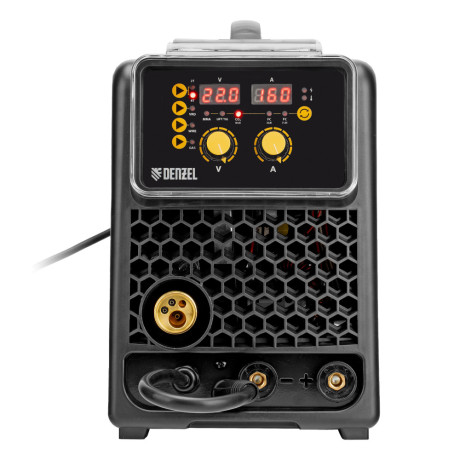 Аппарат инвертор. полуавтомат. сварки  MIG-160, 160 А, ПВ 60%, катушка 5 кг// Denzel