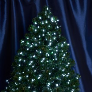 Feron Гирлянда-нить 500LED 5000K 10м., 30w 230V зелен.шнур 2м (с контролером)  IP20  CL09 48177