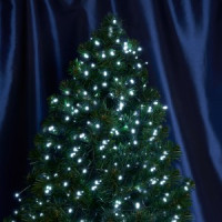 Feron Гирлянда-нить 500LED 5000K 10м., 30w 230V зелен.шнур 2м (с контролером) IP20 CL09 48177