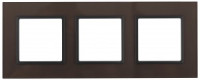 ЭРА 14 Elegance рамка СУ 3 мест.стекло, бронза+антр 14-5103-13 5459