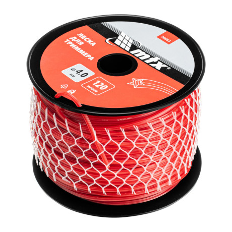 Леска для триммера звезда 4,0 мм х 120 м, на катушке MTX