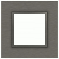 ЭРА Elegance рамка СУ 1 мест. металл титан 14-5201-16 65842
