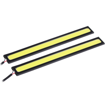 ЕРМАК Дневные ходовые огни, LED 20шт, метал. корп., 142мм, 12V, белый, 2шт.