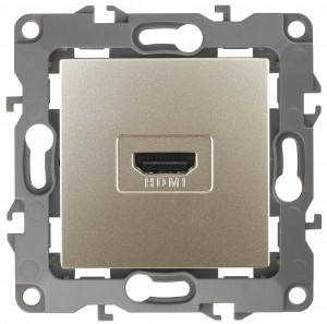 ЭРА 12 мех. роз. СУ HDMI шампань, автоклеммы 12-3114-04 4366