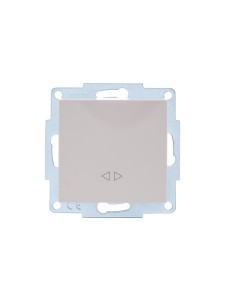 Lezard VESNA мех. выкл. СУ 1 кл. 10А (промеж.) крем (корп. ABS)  742-0388-107