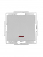 Lezard VESNA мех. выкл. СУ 1 кл. 10А (инд) платина (корп. ABS)   742-3588-111