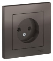 Systeme Electric AtlasDesign роз. СУ 1 мест. мокко (пл.осн.) ATN000640 (10!)