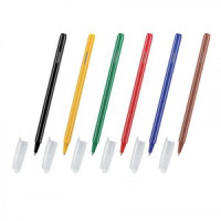 Ручки шариковые ПИФАГОР "Веселые зверята", НАБОР 6 шт., АССОРТИ, узел 0,7 мм, линия письма 0,35 мм,