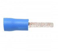 EKF Наконечник штыревой плоский изол. НШПИ 1.0-2.5 синий (уп.50шт, цена за уп)