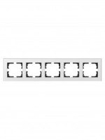 Lezard VESNA рамка акрил СУ 5 мест., гориз., серая матовая 742-M7180-150