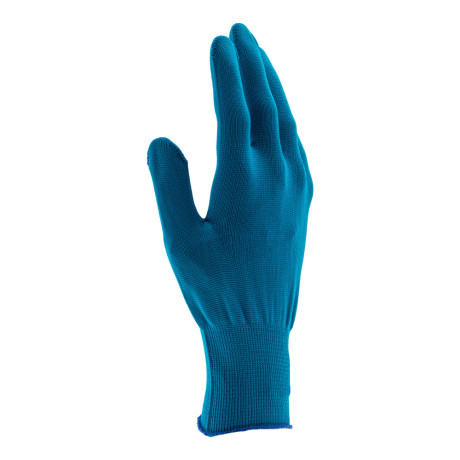 Перчатки Нейлон, ПВХ точка, 13 класс, цвет ультрамарин, XL