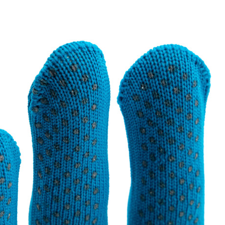 Перчатки Нейлон, ПВХ точка, 13 класс, цвет ультрамарин, XL