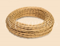 МЕЗОНИНЪ РЕТРО-провод витой 2х1,5 песочное золото (бух. 50м, цена за 1м) GE70141-32