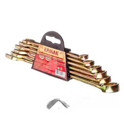Набор ключей ЕРМАК рож-накидных 6пр (желтый цинк) 736-078 х60