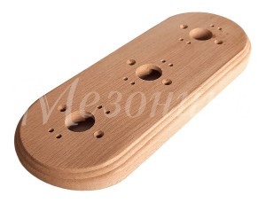 МЕЗОНИНЪ Накладка дерев. "Ретро" на бревно d240мм, 3-местная GE71743-00