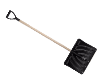 "Крепыш ЦИКЛ" с клёпанной планкой ~с алюминиевым черенком и V-ручкой