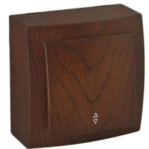 Nilson THEMIS выкл. проходн. ОУ 1 кл. орех 26271007