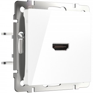 Werkel мех. роз. СУ 1 мест. HDMI (белый)  (WL01-60-11 a036553)W1186001 a051121