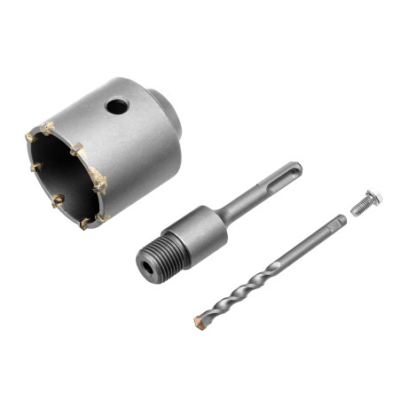 Коронка по бетону в сборе, М22 х 65 мм, SDS Plus Сибртех