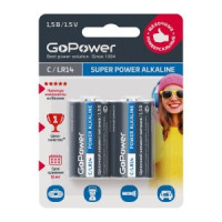Э/п GoPower LR14 BL2 Alkaline 1.5V (2/12/192)