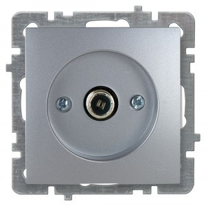 Nilson TOURAN-ALEGRA-THOR мех. универс. роз. TV/Спутник (F-коннектор),  серебро 24130465