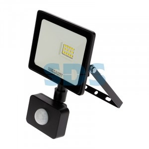 REXANT прожектор св/д с датчиком движения 20W IP44 1600lm 6500K 6K черн. 118x48x165 605-008