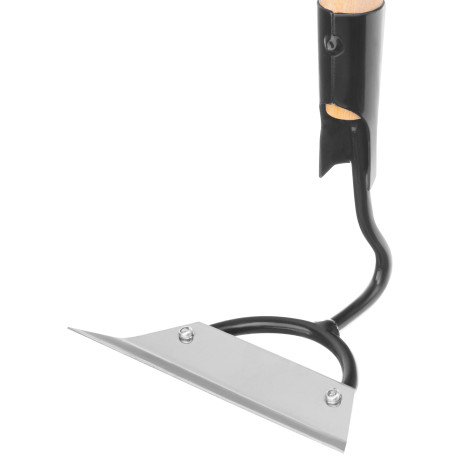 Мотыга, нержавеющая сталь, 150 х 50 х 1300 мм, деревянный черенок, Сибртех