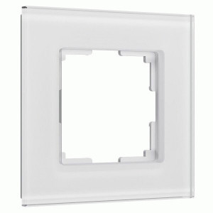Werkel рамка СУ 1 мест. Senso (белый, стекло soft-touch) W0013101 a064564