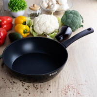 Сковорода кованный алюм Аспайр d=24см h=6,8см антиприг. покрытие, индукция TalleR TR-44100