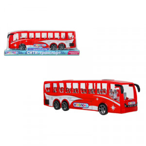 ИГРОЛЕНД Автобус, инерция, ABS, 24х8х6, 2 цвета