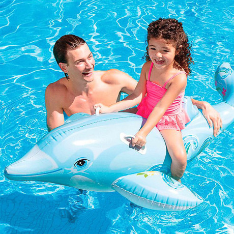 INTEX Игрушка для катания верхом Дельфин мал., от 3 лет, 175*66см, 58535NP