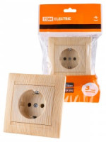 TDM Лама роз. СУ 1 мест. 16А (земля) сосна SQ1815-0323