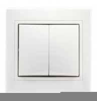 Smartbuy Венера выкл. СУ 2 кл. 10А белый  (SBE-01w-10-SW2-0)