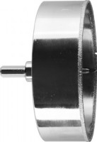 Коронка алмазн. кафель/стек, d102мм, Р60, центр. сверло, имбусовый ключ, ЗУБР Профессионал 29850-102