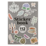 ХОББИХИТ Альбом " Sticker book" 21х14см, картон, бумага, 4 дизайна