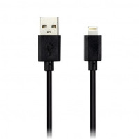 Дата кабель USB(A)шт. - 8pin шт. (iphone) Smartbuy, 15 см черн 3А iK-0120