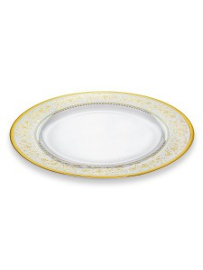 Тарелка обеденная Империя 23см фарфор (кратность 6шт!!!) МФК MFK07563