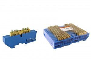 TDM шина нул. с изолят. на DIN-рейку 6х9мм стойка бол.  6 отв. (20!) SQ0801-0026