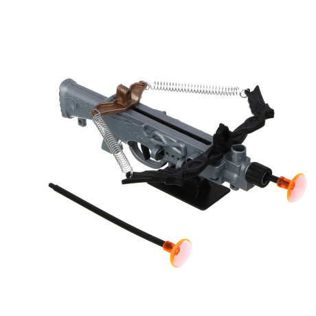 ИГРОЛЕНД Мини-арбалет на пружинах "Точный выстрел", 2 стрелы с присосками, PP, 14х5х18 см, 2 диз