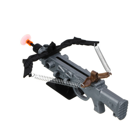 ИГРОЛЕНД Мини-арбалет на пружинах "Точный выстрел", 2 стрелы с присосками, PP, 14х5х18 см, 2 диз